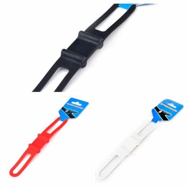 attache silicone couleur pour fixation sur guidon 3